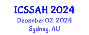 International Conference on Social Sciences, Arts and Humanities (ICSSAH) December 02, 2024 - Sydney, Australia