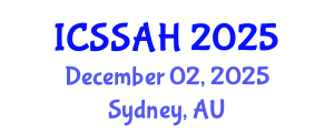 International Conference on Social Sciences, Arts and Humanities (ICSSAH) December 02, 2025 - Sydney, Australia