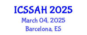 International Conference on Social Sciences, Arts and Humanities (ICSSAH) March 04, 2025 - Barcelona, Spain