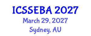 International Conference on Social Sciences, Economics, and Business Administration (ICSSEBA) March 29, 2027 - Sydney, Australia International Conference on Social Sciences, Economics, and Business Administration (ICSSEBA) March 29, 2027 - Sydney, Australia