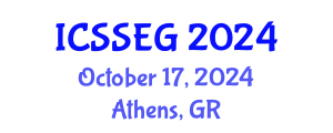 International Conference on Social Sciences, Economics and Geography (ICSSEG) October 17, 2024 - Athens, Greece