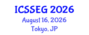 International Conference on Social Sciences, Economics and Geography (ICSSEG) August 16, 2026 - Tokyo, Japan