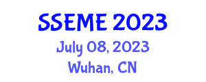 International Conference on Social Sciences, Economics, Management and Education (SSEME) July 08, 2023 - Wuhan, China