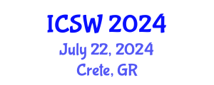 International Conference on Social Work (ICSW) July 22, 2024 - Crete, Greece