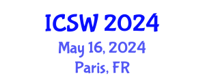 International Conference on Social Work (ICSW) May 16, 2024 - Paris, France