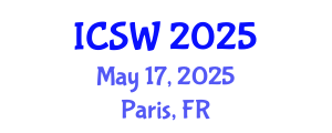 International Conference on Social Work (ICSW) May 17, 2025 - Paris, France