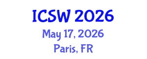 International Conference on Social Work (ICSW) May 17, 2026 - Paris, France