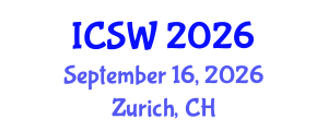 International Conference on Social Work (ICSW) September 16, 2026 - Zurich, Switzerland