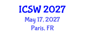 International Conference on Social Work (ICSW) May 17, 2027 - Paris, France International Conference on Social Work (ICSW) May 17, 2027 - Paris, France