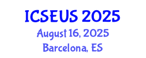 International Conference on Society, Economics and Urban Studies (ICSEUS) August 16, 2025 - Barcelona, Spain