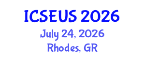 International Conference on Society, Economics and Urban Studies (ICSEUS) July 24, 2026 - Rhodes, Greece International Conference on Society, Economics and Urban Studies (ICSEUS) July 24, 2026 - Rhodes, Greece