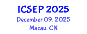 International Conference on Society, Education and Psychology (ICSEP) December 09, 2025 - Macau, China