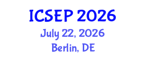 International Conference on Society, Education and Psychology (ICSEP) July 22, 2026 - Berlin, Germany