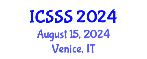 International Conference on Society Systems Science (ICSSS) August 15, 2024 - Venice, Italy