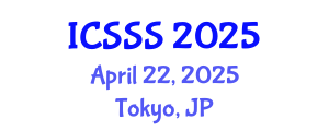 International Conference on Society Systems Science (ICSSS) April 22, 2025 - Tokyo, Japan