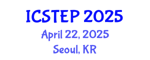 International Conference on Society, Tourism, Education and Politics (ICSTEP) April 22, 2025 - Seoul, Republic of Korea