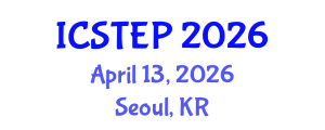 International Conference on Society, Tourism, Education and Politics (ICSTEP) April 13, 2026 - Seoul, Republic of Korea International Conference on Society, Tourism, Education and Politics (ICSTEP) April 13, 2026 - Seoul, Republic of Korea