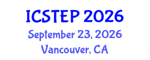 International Conference on Society, Tourism, Education and Politics (ICSTEP) September 23, 2026 - Vancouver, Canada