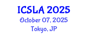 International Conference on Sociolinguistics and Language Acquisition (ICSLA) October 07, 2025 - Tokyo, Japan
