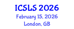 International Conference on Sociolinguistics and Language Sciences (ICSLS) February 15, 2026 - London, United Kingdom
