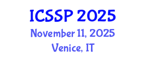 International Conference on Sociological Social Psychology (ICSSP) November 11, 2025 - Venice, Italy