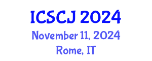 International Conference on Sociology and Criminal Justice (ICSCJ) November 11, 2024 - Rome, Italy
