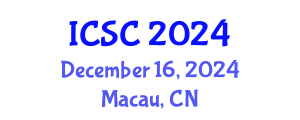 International Conference on Sociology and Criminology (ICSC) December 16, 2024 - Macau, China
