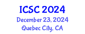 International Conference on Sociology and Criminology (ICSC) December 23, 2024 - Quebec City, Canada