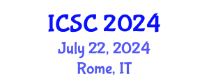 International Conference on Sociology and Criminology (ICSC) July 22, 2024 - Rome, Italy