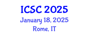 International Conference on Sociology and Criminology (ICSC) January 18, 2025 - Rome, Italy