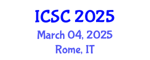 International Conference on Sociology and Criminology (ICSC) March 04, 2025 - Rome, Italy