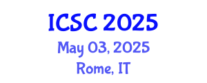 International Conference on Sociology and Criminology (ICSC) May 03, 2025 - Rome, Italy
