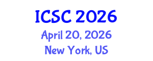 International Conference on Sociology and Criminology (ICSC) April 20, 2026 - New York, United States International Conference on Sociology and Criminology (ICSC) April 20, 2026 - New York, United States
