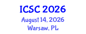 International Conference on Sociology and Criminology (ICSC) August 14, 2026 - Warsaw, Poland International Conference on Sociology and Criminology (ICSC) August 14, 2026 - Warsaw, Poland