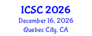 International Conference on Sociology and Criminology (ICSC) December 16, 2026 - Quebec City, Canada International Conference on Sociology and Criminology (ICSC) December 16, 2026 - Quebec City, Canada