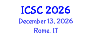 International Conference on Sociology and Criminology (ICSC) December 13, 2026 - Rome, Italy International Conference on Sociology and Criminology (ICSC) December 13, 2026 - Rome, Italy