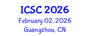 International Conference on Sociology and Criminology (ICSC) February 02, 2026 - Guangzhou, China International Conference on Sociology and Criminology (ICSC) February 02, 2026 - Guangzhou, China