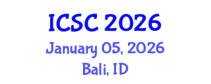 International Conference on Sociology and Criminology (ICSC) January 05, 2026 - Bali, Indonesia International Conference on Sociology and Criminology (ICSC) January 05, 2026 - Bali, Indonesia