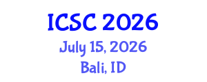 International Conference on Sociology and Criminology (ICSC) July 15, 2026 - Bali, Indonesia International Conference on Sociology and Criminology (ICSC) July 15, 2026 - Bali, Indonesia