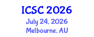 International Conference on Sociology and Criminology (ICSC) July 24, 2026 - Melbourne, Australia International Conference on Sociology and Criminology (ICSC) July 24, 2026 - Melbourne, Australia
