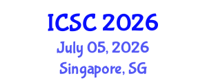 International Conference on Sociology and Criminology (ICSC) July 05, 2026 - Singapore, Singapore International Conference on Sociology and Criminology (ICSC) July 05, 2026 - Singapore, Singapore