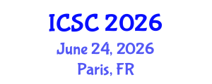 International Conference on Sociology and Criminology (ICSC) June 24, 2026 - Paris, France