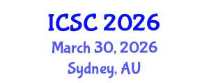 International Conference on Sociology and Criminology (ICSC) March 30, 2026 - Sydney, Australia International Conference on Sociology and Criminology (ICSC) March 30, 2026 - Sydney, Australia