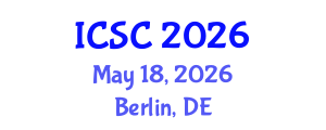 International Conference on Sociology and Criminology (ICSC) May 18, 2026 - Berlin, Germany International Conference on Sociology and Criminology (ICSC) May 18, 2026 - Berlin, Germany