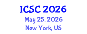 International Conference on Sociology and Criminology (ICSC) May 25, 2026 - New York, United States International Conference on Sociology and Criminology (ICSC) May 25, 2026 - New York, United States