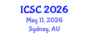 International Conference on Sociology and Criminology (ICSC) May 11, 2026 - Sydney, Australia International Conference on Sociology and Criminology (ICSC) May 11, 2026 - Sydney, Australia