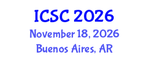 International Conference on Sociology and Criminology (ICSC) November 18, 2026 - Buenos Aires, Argentina International Conference on Sociology and Criminology (ICSC) November 18, 2026 - Buenos Aires, Argentina