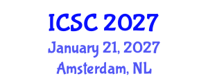 International Conference on Sociology and Criminology (ICSC) January 21, 2027 - Amsterdam, Netherlands International Conference on Sociology and Criminology (ICSC) January 21, 2027 - Amsterdam, Netherlands