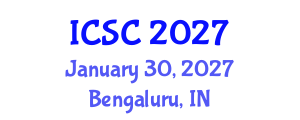 International Conference on Sociology and Criminology (ICSC) January 30, 2027 - Bengaluru, India International Conference on Sociology and Criminology (ICSC) January 30, 2027 - Bengaluru, India