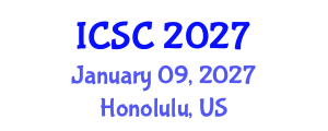 International Conference on Sociology and Criminology (ICSC) January 09, 2027 - Honolulu, United States International Conference on Sociology and Criminology (ICSC) January 09, 2027 - Honolulu, United States